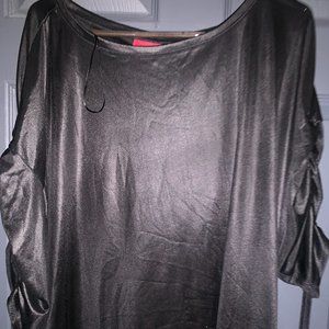 Jennifer Lopez - Silky Blouse with Pleated Sleeves (XL)